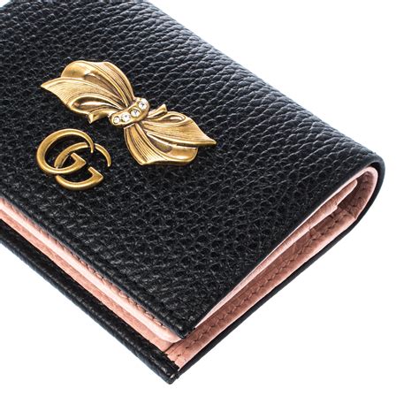 gucci marmont card case singapore|Gucci card case with bow.